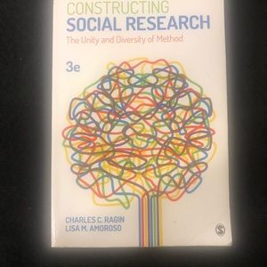 ⭐️ Constructing Social Research paperback by Charles C. Ragin & Lisa M Amoroso